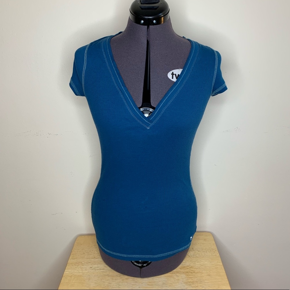 Vintage Abercrombie & Fitch Ribbed Short Sleeve